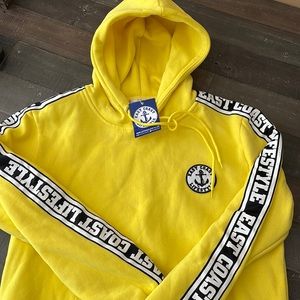 East Coast Lifestyle small yellow sweatshirt
